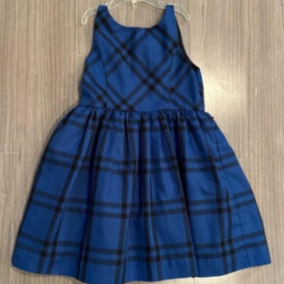 Ralph Lauren Blue Plaid Dress for 5 year-old - Picture 1 of 4